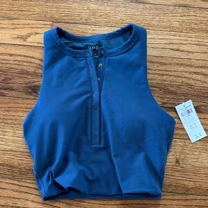 Abercrombie & Fitch Blue Crop Top
